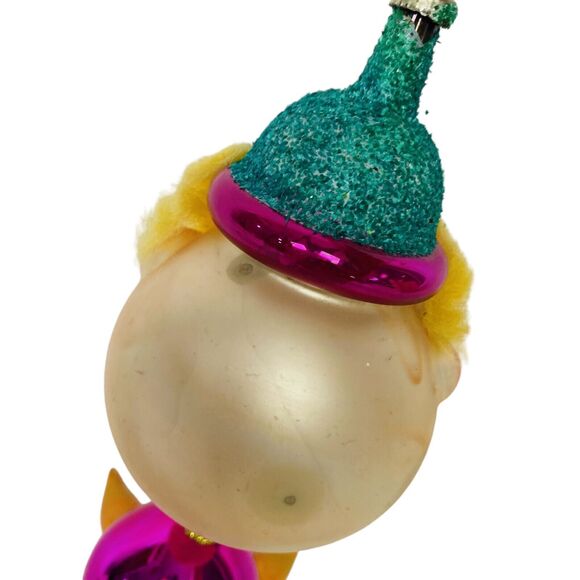 De Carlini Glass Vintage Cat Christmas Tree Ornament Made in Italy Hand Painted - Picture 8 of 13